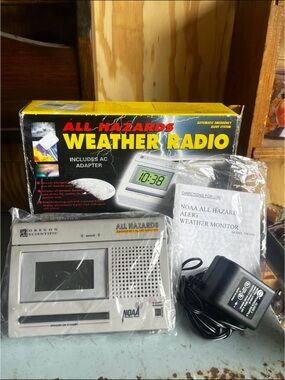 Oregon Scientific All Hazards Weather Radio NEW